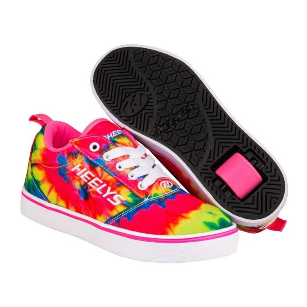 Heelys Pro 20 Prints Tie-dye replace wheels brand new youth size 7Y